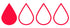blood drop indicator