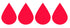 blood drop indicator