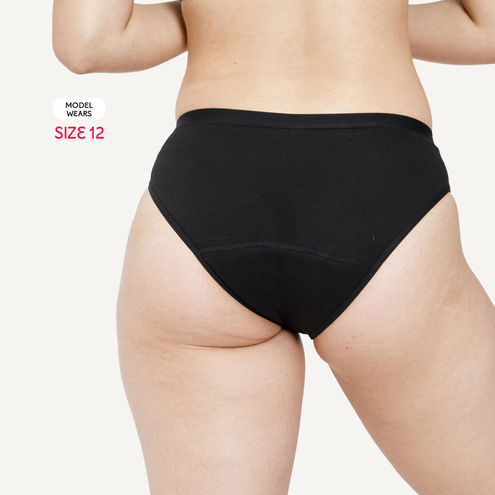 Scarlet PFAS-Free Period Bikini Brief – Stylish, Leak-Proof, Organic Cotton