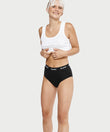 Versatile period underwear for all-cycle wear, offering full coverage and reliable protection on moderate flow days.