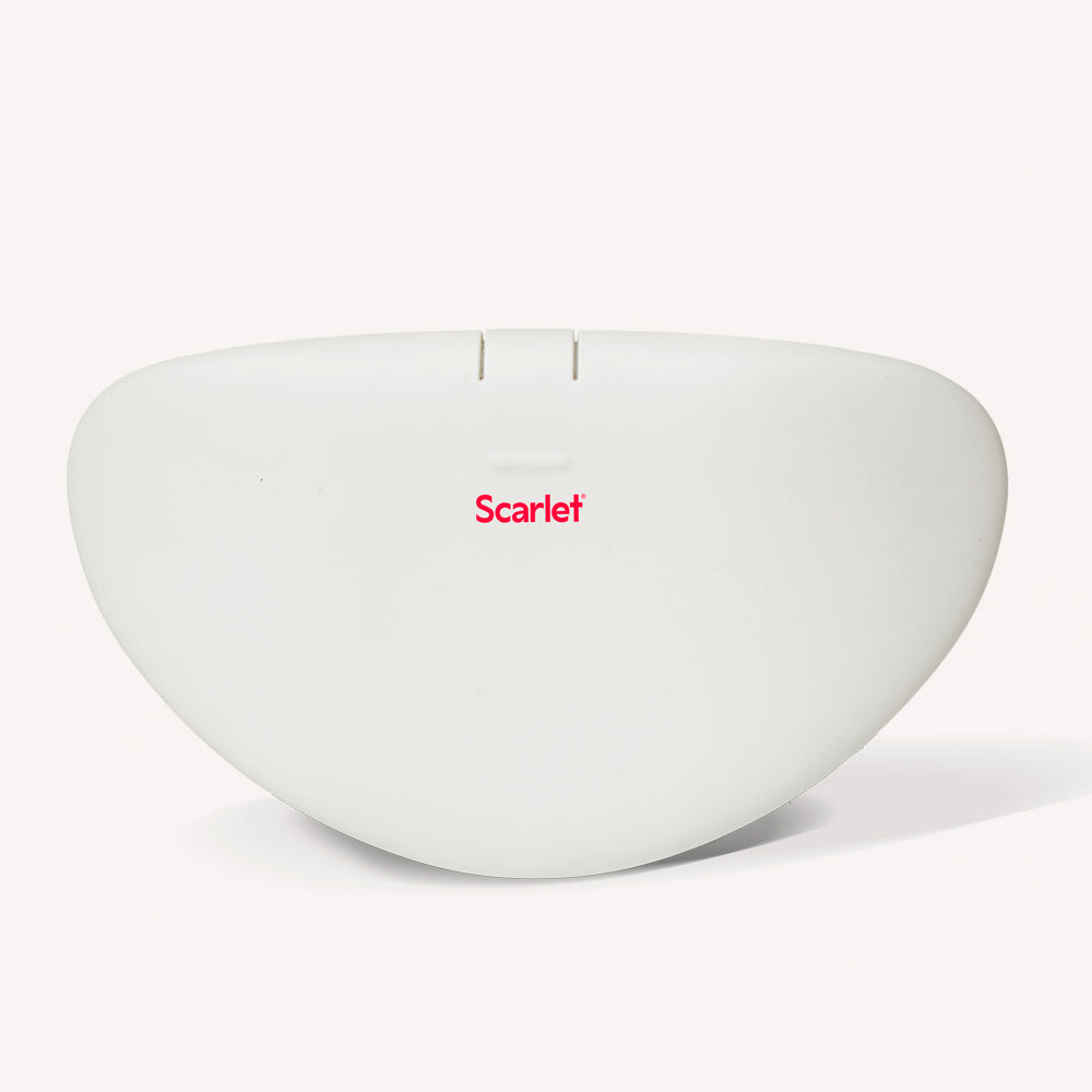 Scarlet Period rae Heat Pad: 50°C heat, 3 soothing, comfy settings.
