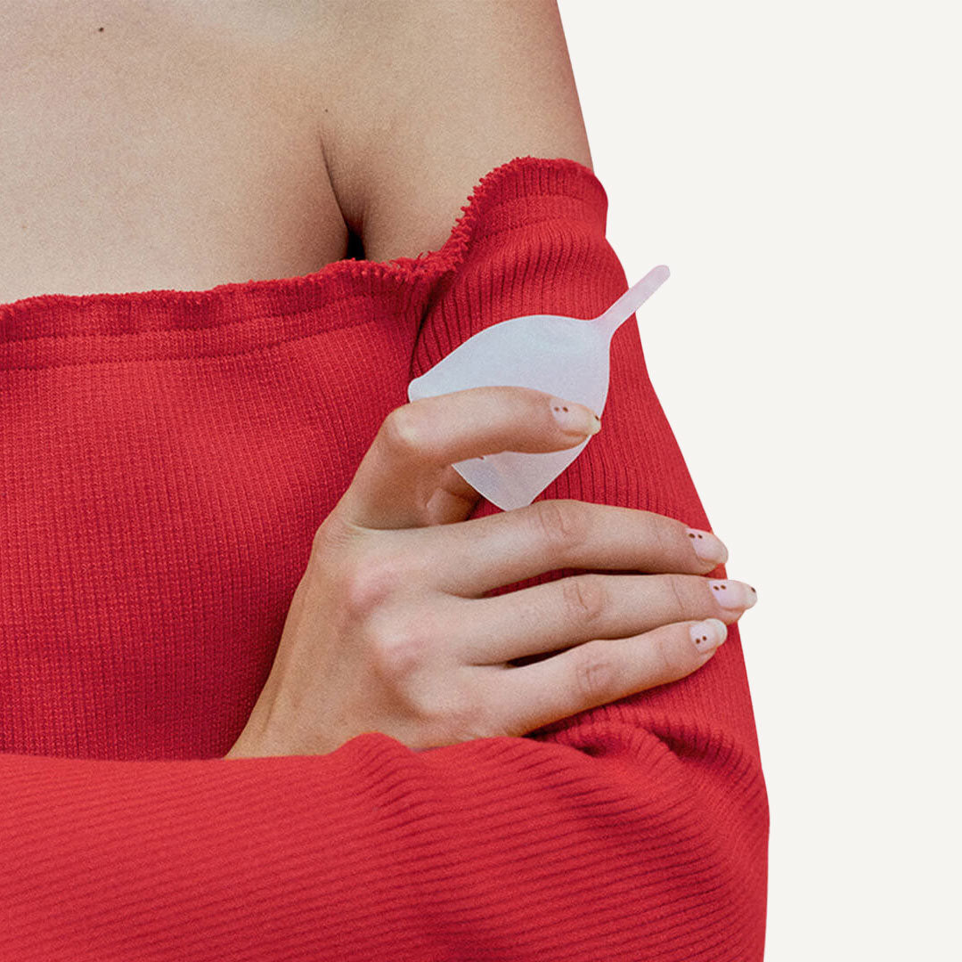The Scarlet Period Cup is a sustainable option that provides 8 hours of leak-free protection.