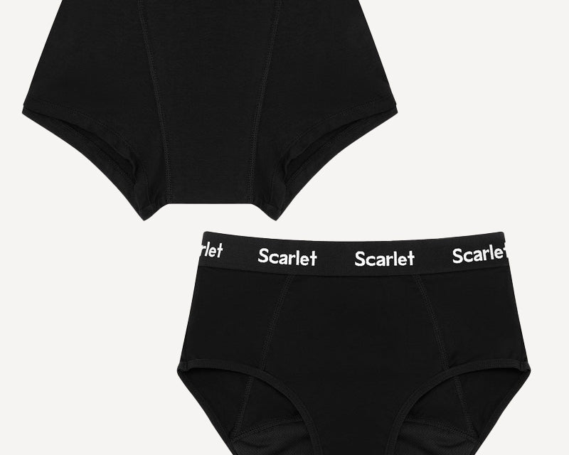 Scarlet Period The Heavy Days Bundle | PFAS-free Boyshort & High-Waisted Brief