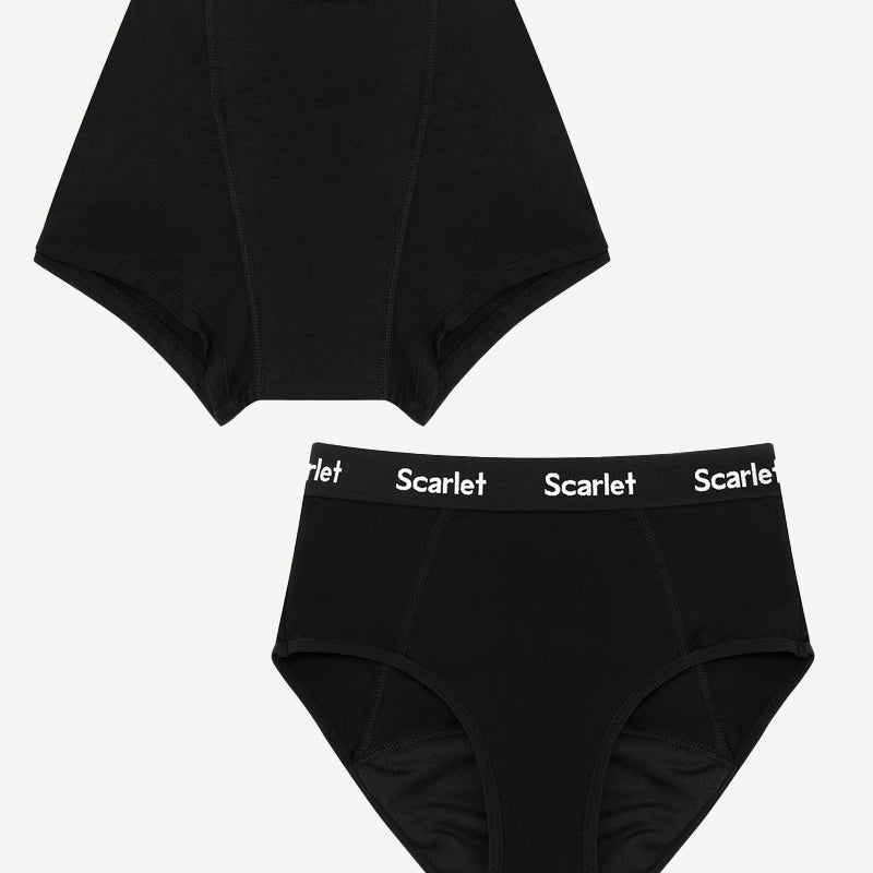 Scarlet Period The Heavy Days Bundle | PFAS-free Boyshort & High-Waisted Brief