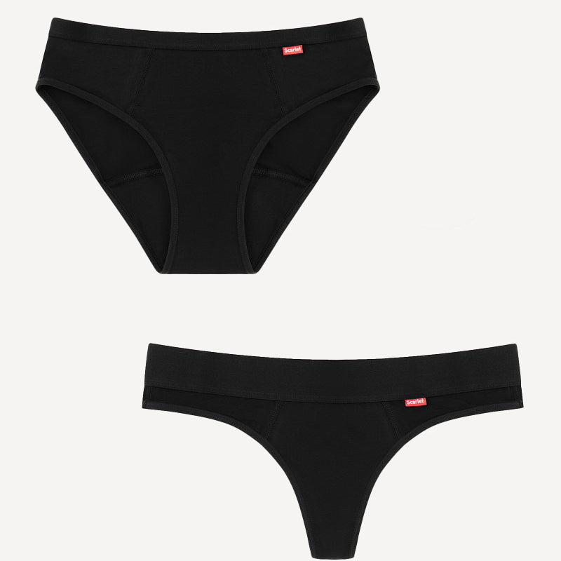 Scarlet Period The Light Days Bundle | PFAS-free Period Bikini Brief & G-String