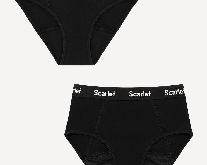 Scarlet Period The Moderate Days Bundle | PFAS-free Period Bikini Brief & High Waisted Brief