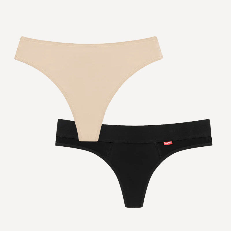 Scarlet Period The Sultry Days Set | Period G-String & Invisible Thong