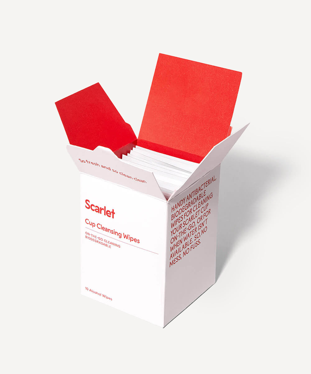 Scarlet Period On-The-Go Cleansing Wipes | Clean + Biodegradable