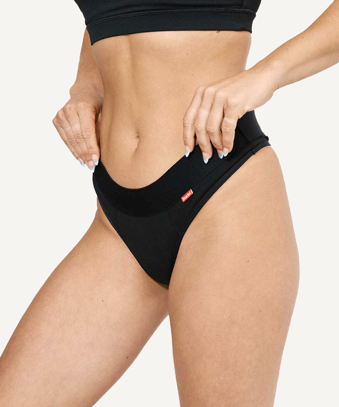 Scarlet Period G-String | Leakproof, Light Absorbency, PFAS-free, Organic Cotton