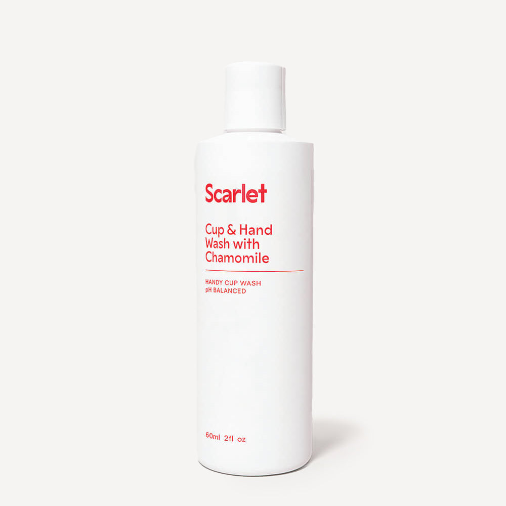 Scarlet Period Cup & Hand Wash | A gentle pH-balanced wash with organic chamomile