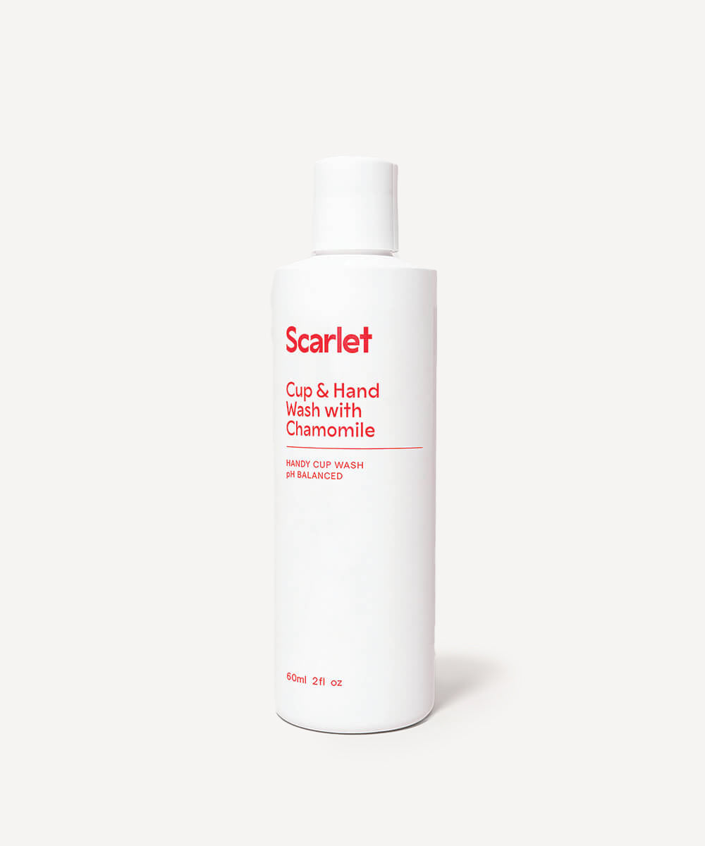 Scarlet Period Cup & Hand Wash | A gentle pH-balanced wash with organic chamomile