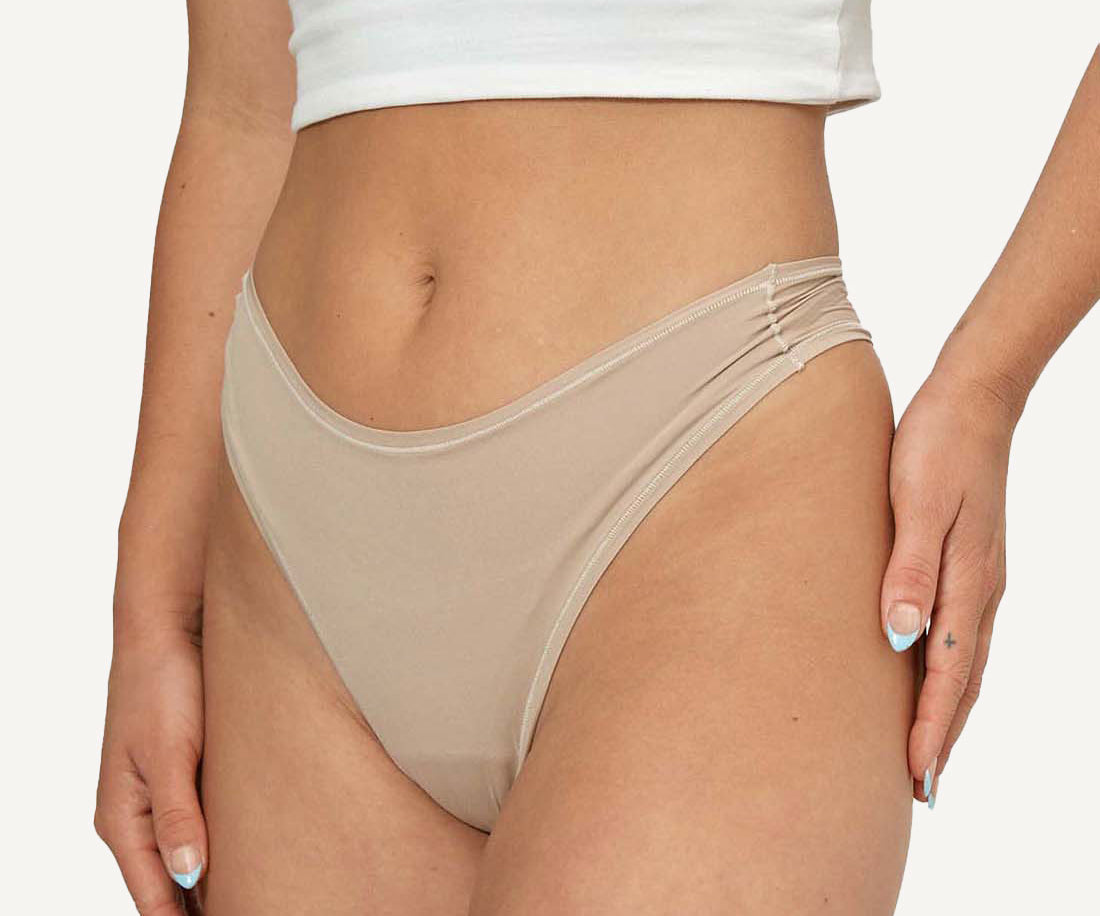 Scarlet Period Invisible Thong | Like a panty liner, PFAS-free, Soft with 360° stretch