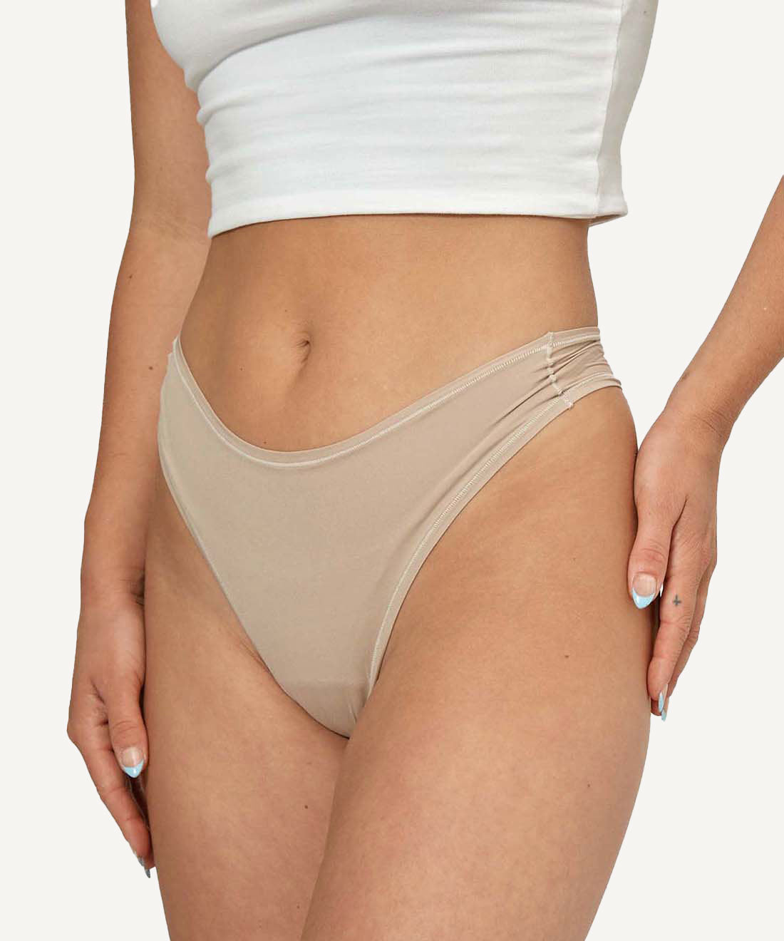Scarlet Period Invisible Thong | Like a panty liner, PFAS-free, Soft with 360° stretch