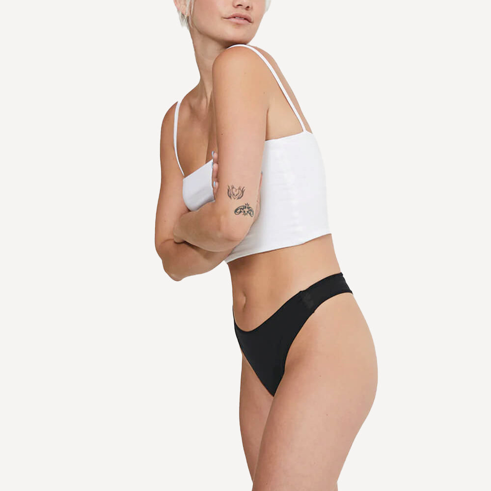 Scarlet Period Invisible Thong | Like a panty liner, PFAS-free, Soft with 360° stretch