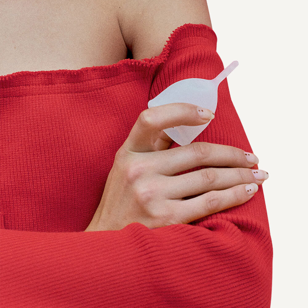 Scarlet Period Reusable Period Cup | Available in two sizes and colours for up to 8 hours of leak-free protection.