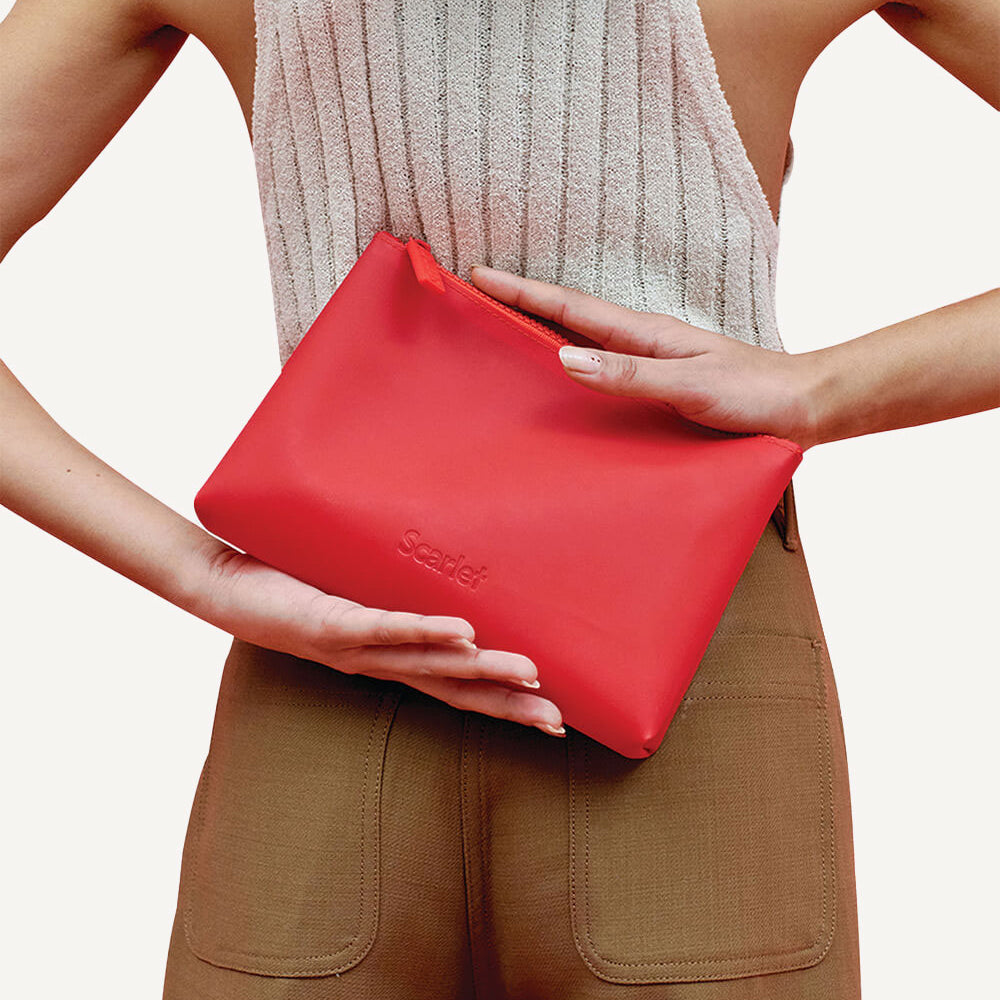 Scarlet Period Waterproof Toiletry Bag | Perfect wet swimmers and undies!