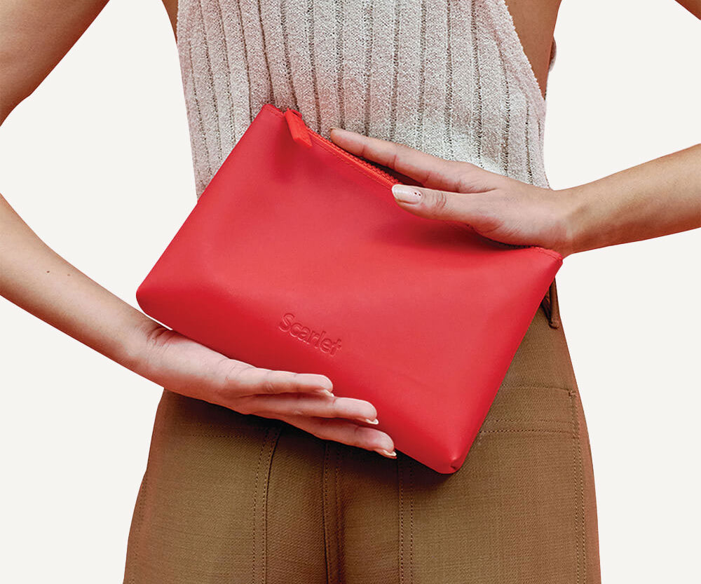 Scarlet Period Waterproof Toiletry Bag | Perfect wet swimmers and undies!