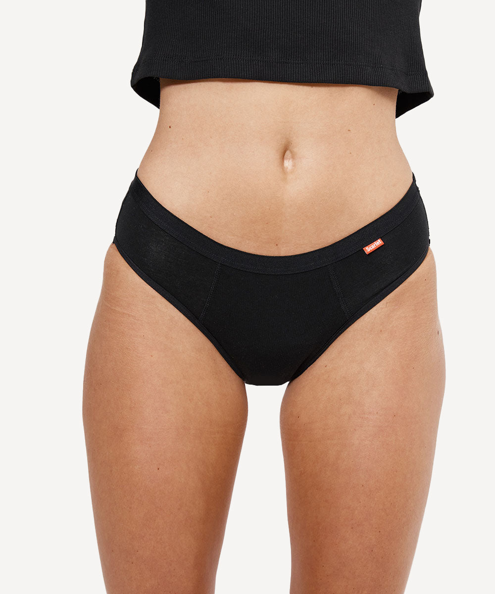 Scarlet Period Bikini Brief - Available in Light & Moderate