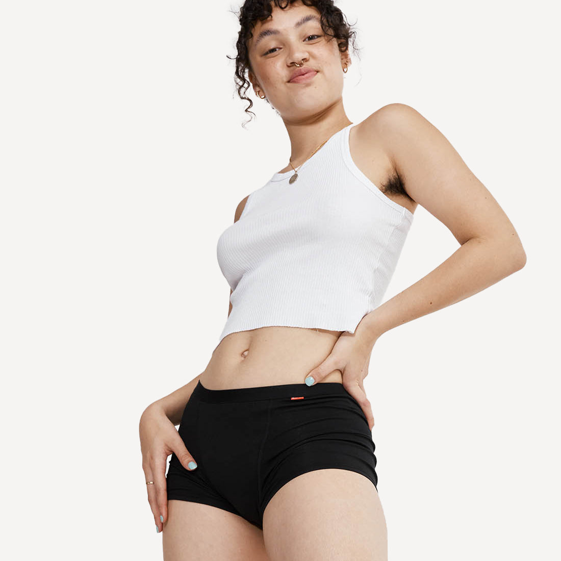 Scarlet Period Boyshort – PFAS-free, Heavy overnight absorbency, Organic Cotton