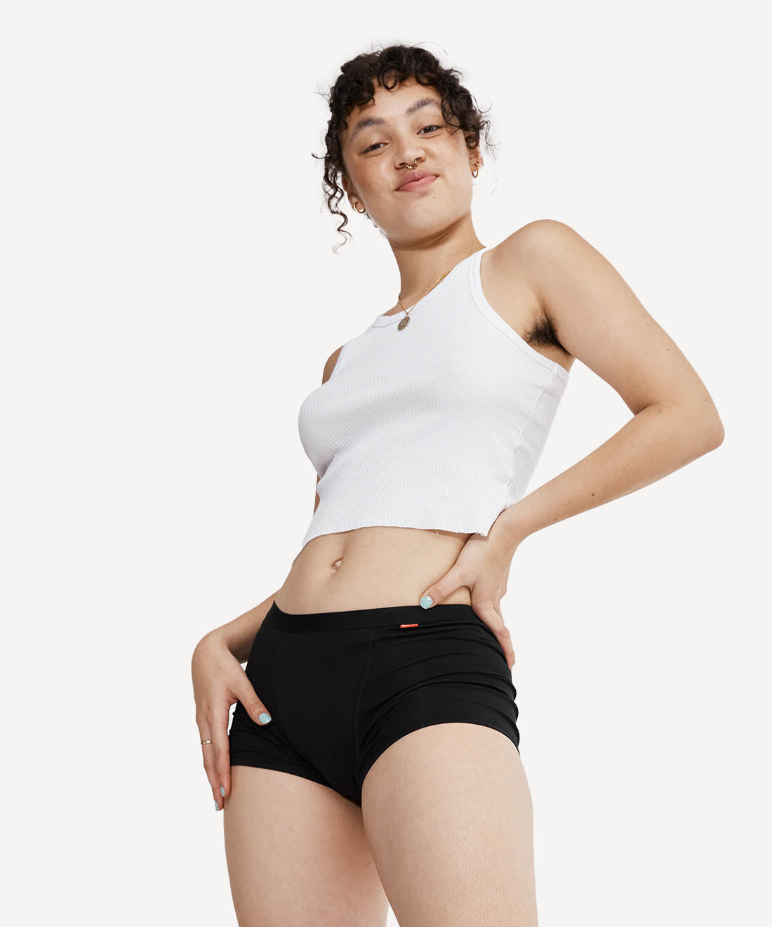 Scarlet Period Boyshort – PFAS-free, Heavy overnight absorbency, Organic Cotton