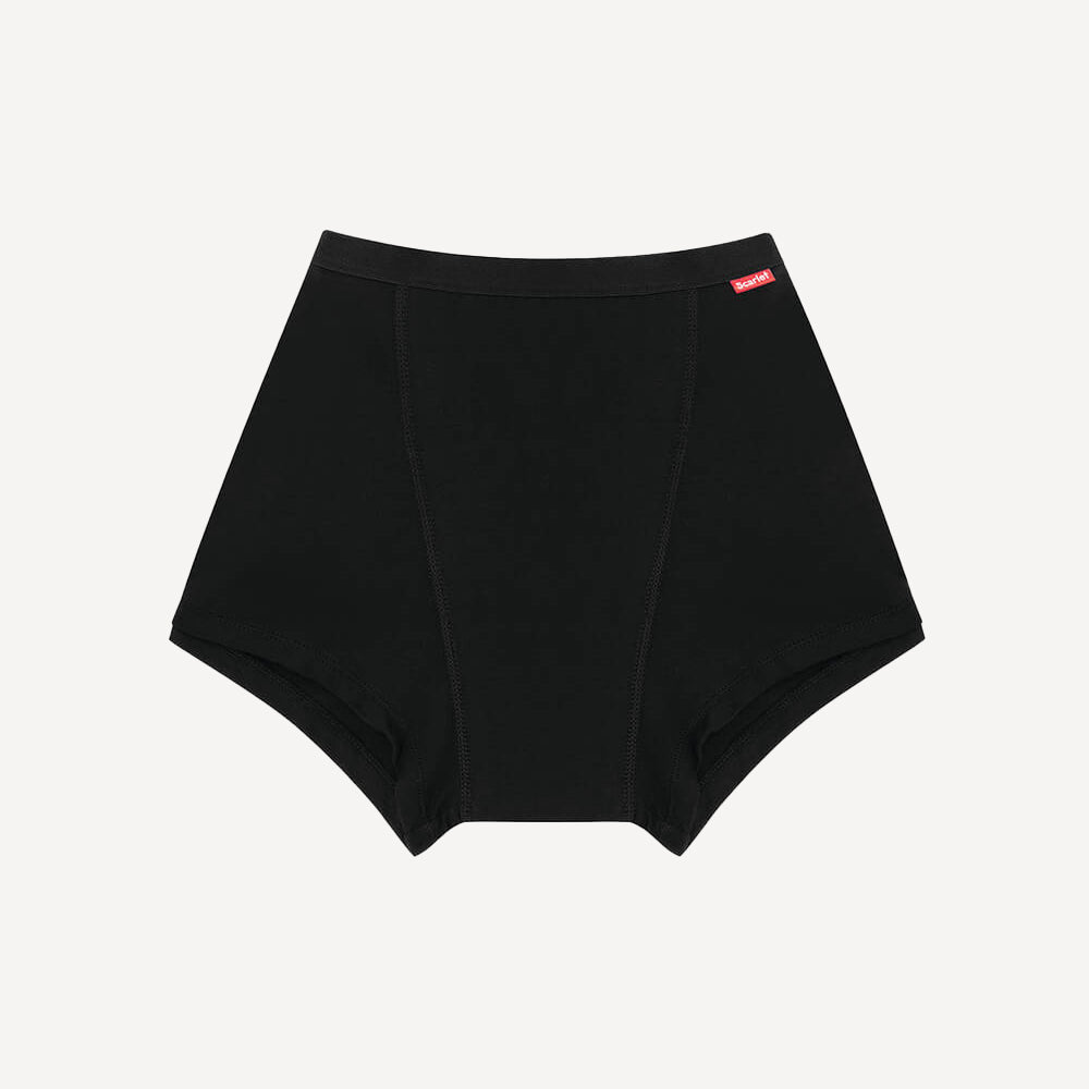 Scarlet Period Boyshort – PFAS-free, Heavy overnight absorbency, Organic Cotton