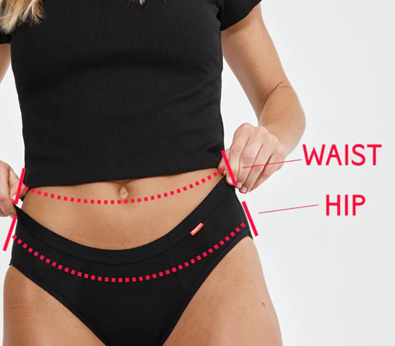 Scarlet Period Blog | How to measure your underwear size