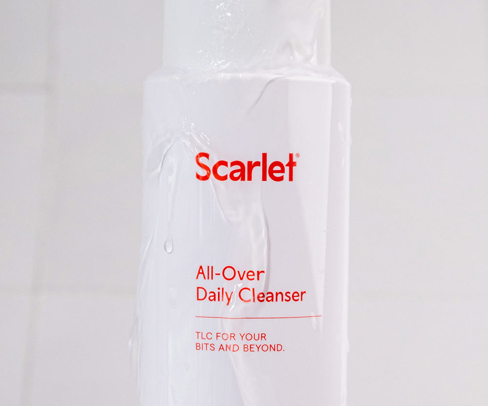 Scarlet Period All Over Cleanser is naturally scented with an allergen-free and pH-friendly 