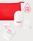 Scarlet Period Cup Handbag Essentials, SAVE $9