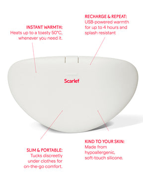 Scarlet rae Heat Pad | Wireless, Silent & Discreet Relief