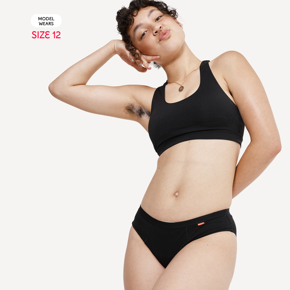 Scarlet PFAS-Free Period Bikini Brief – Stylish, Leak-Proof, Organic Cotton