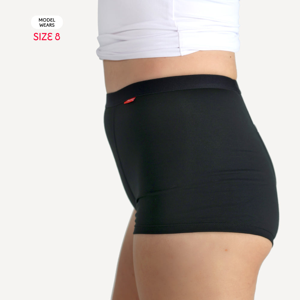 Scarlet Heavy Flow Period Boyshort – Organic Cotton, Full Coverage