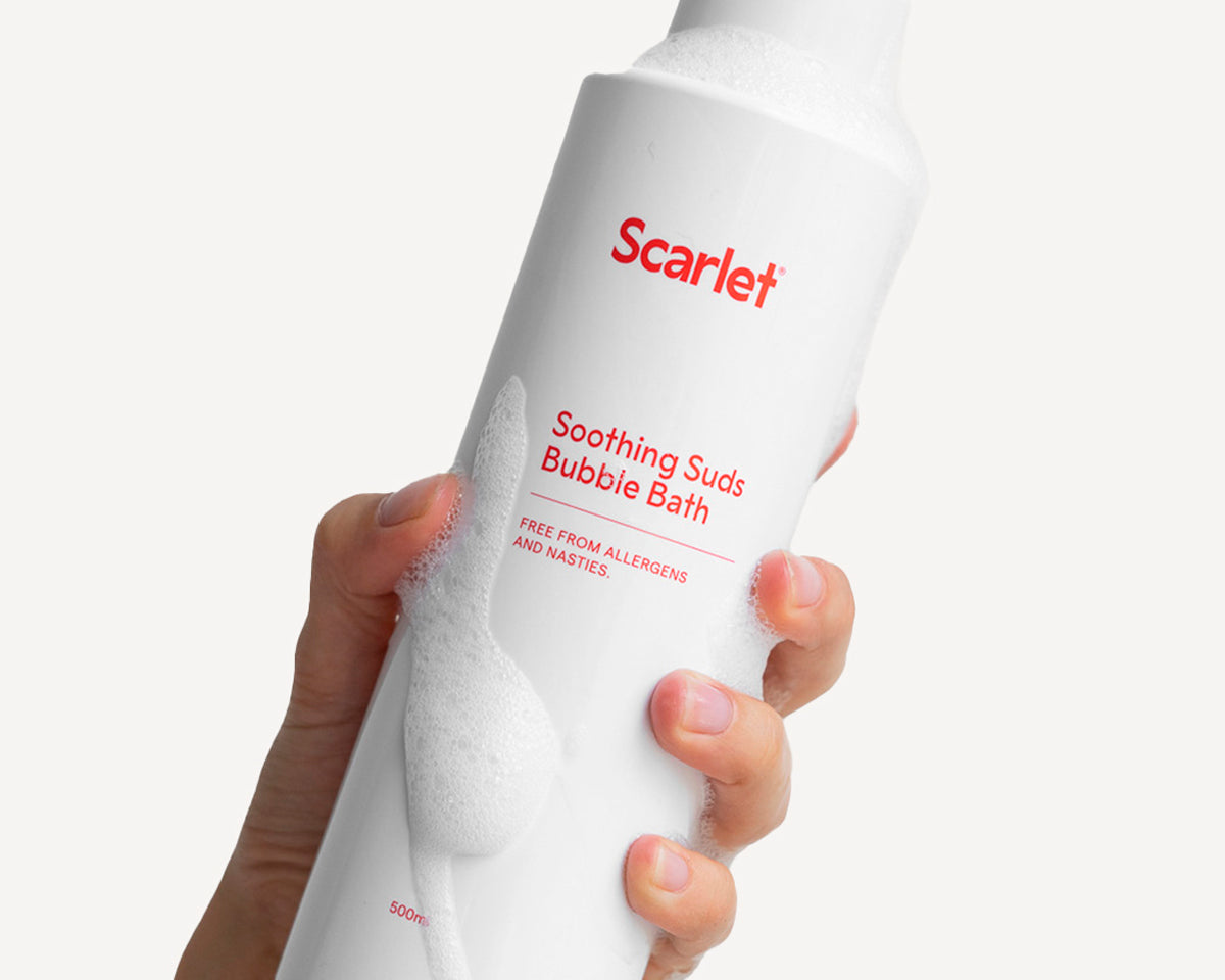 Soothing Suds Bubble Bath is a skin-nourishing formula that is spiked with magnesium and is designed to soothe.