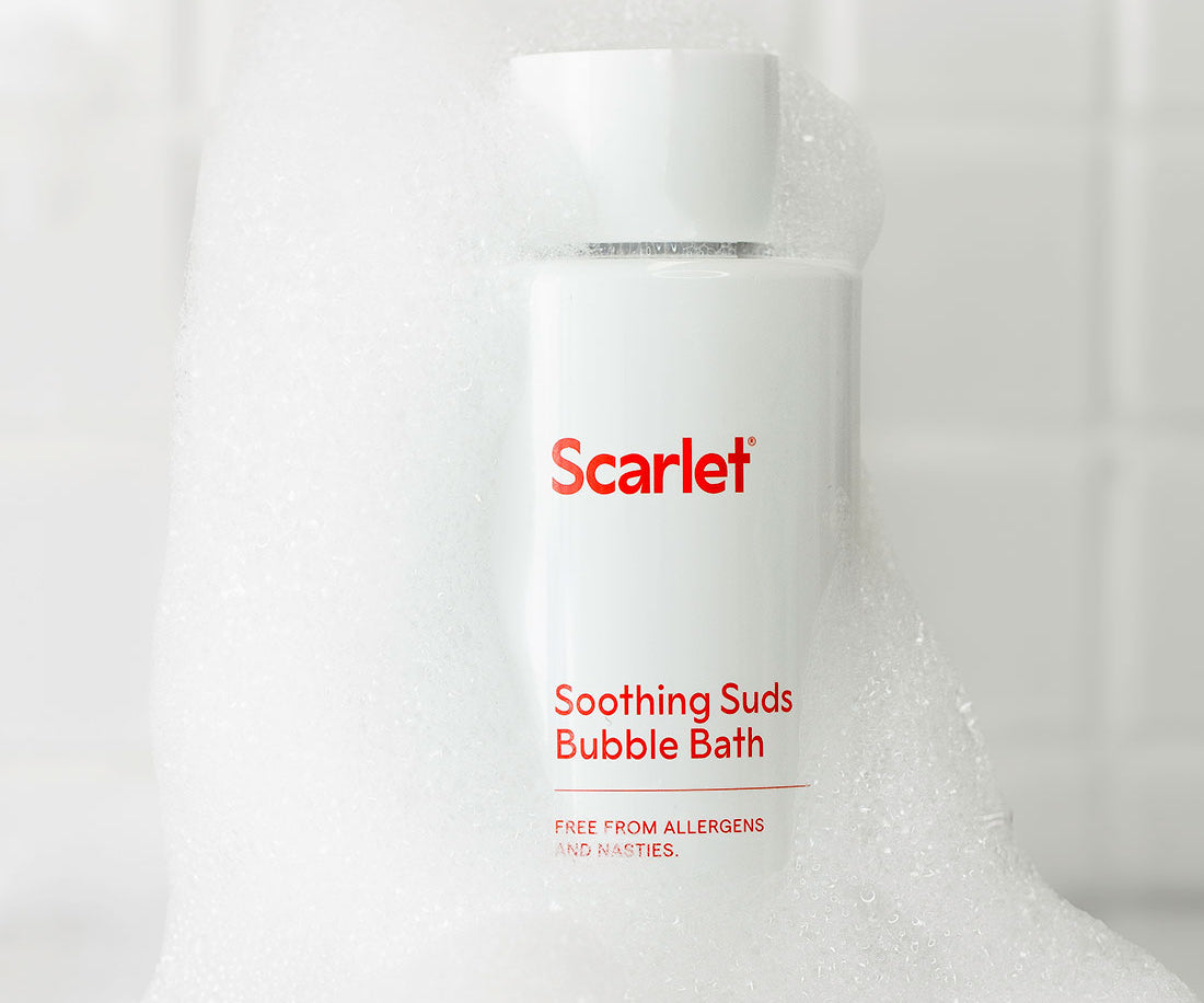 Scarlet Period Pain Soothing Sud Bubble Bath with magnesium 