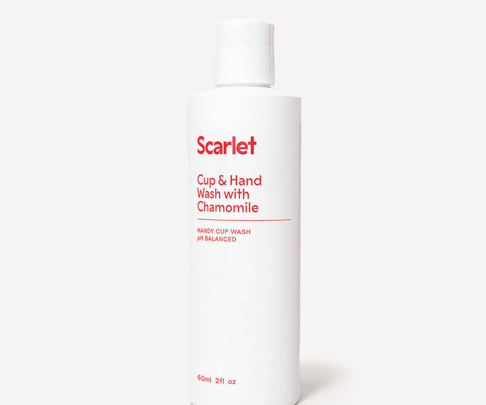 Scarlet Period Cup & Hand Wash | A gentle pH-balanced wash with organic chamomile 