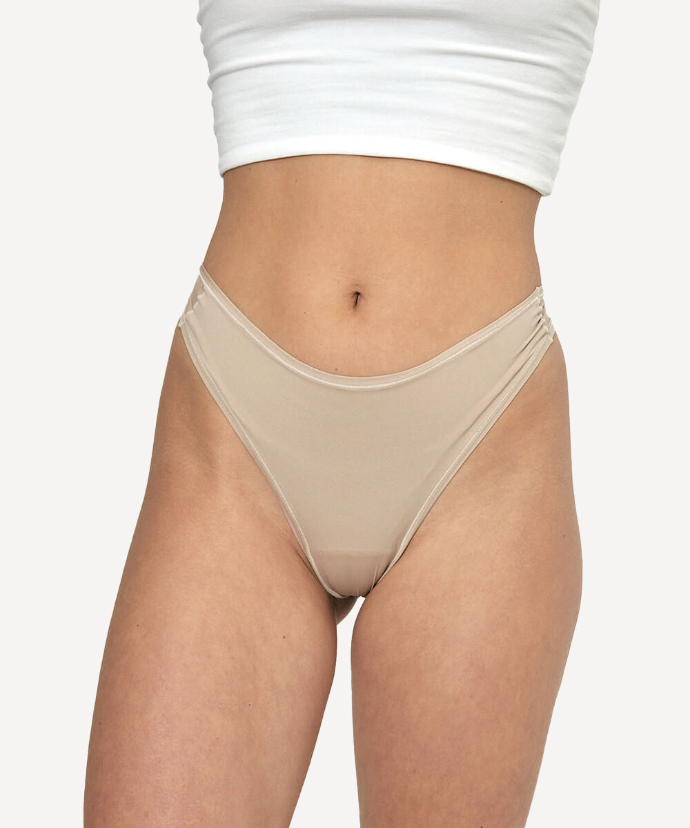 Scarlet Period Invisible Thong | Like a panty liner, PFAS-free, Soft with 360° stretch