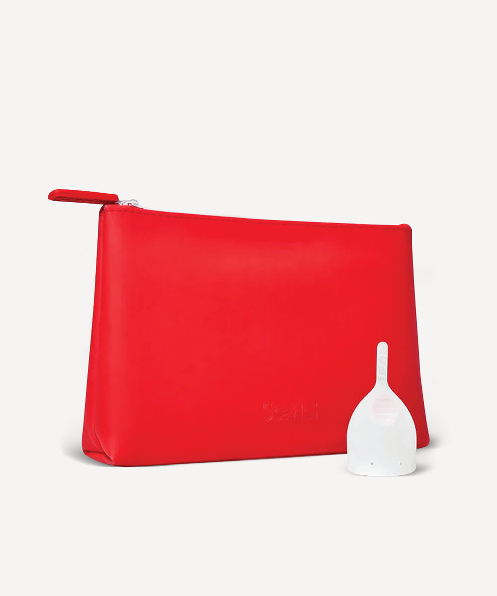 Scarlet Waterproof Toiletry Bag | Store Your Period Cup + Underwear