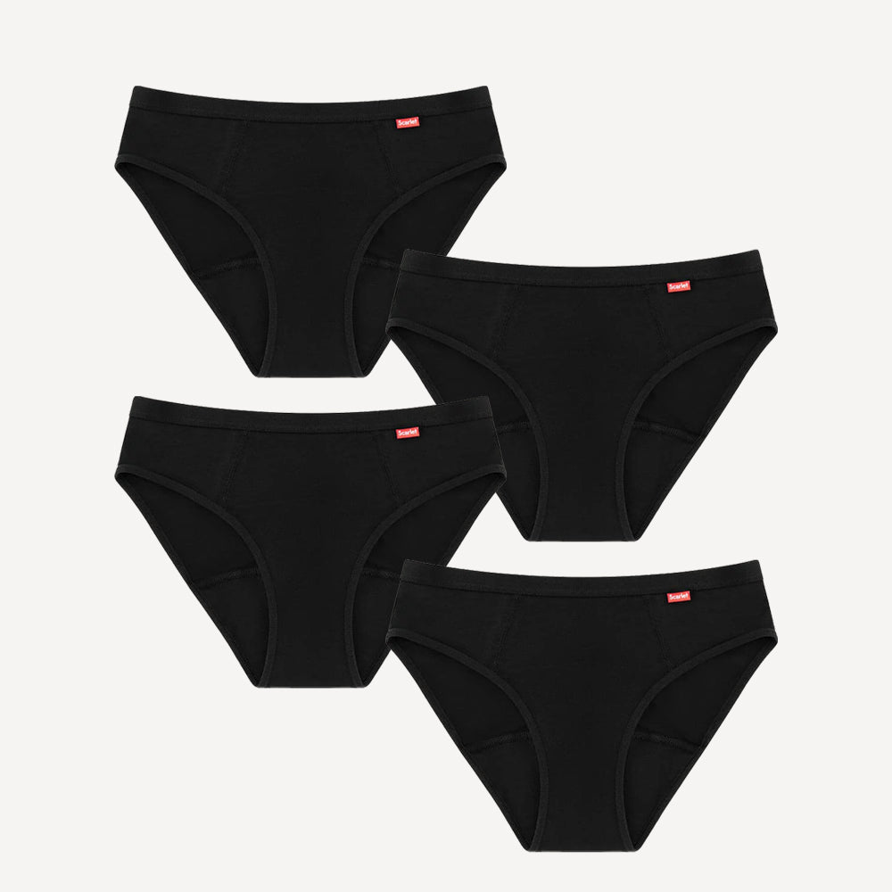 Scarlet Period The First Flow Kit includes 4 x Bikini Brief